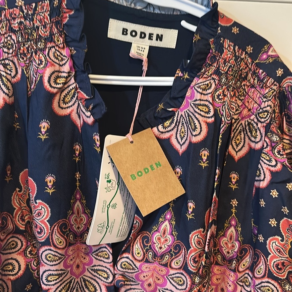 Boden Cassie Smocked Tea Dress - Picture 7 of 7